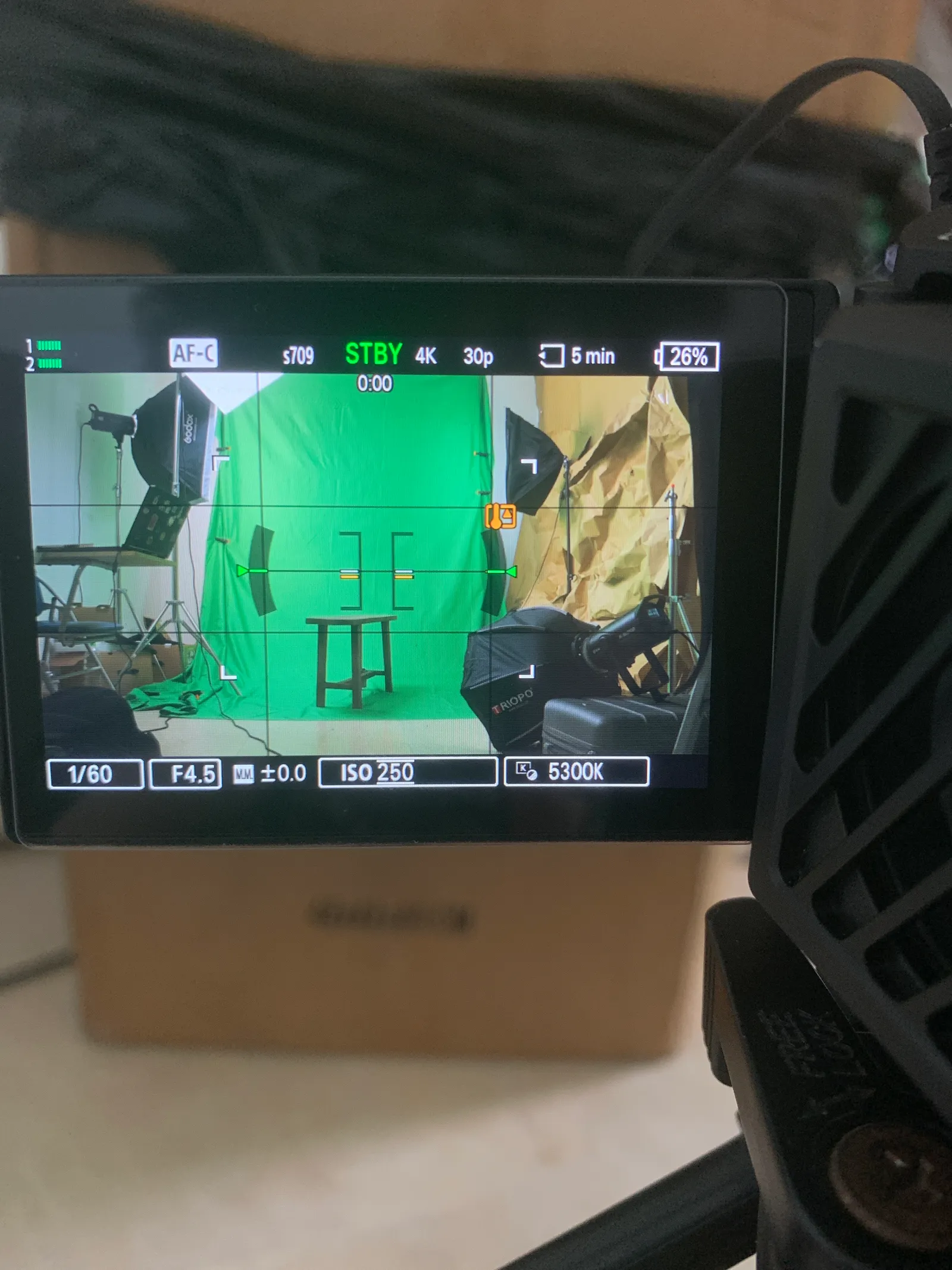 Framing on the monitor